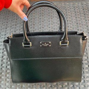 Kate Spade Lana Grove Street / Black Satchel Purse